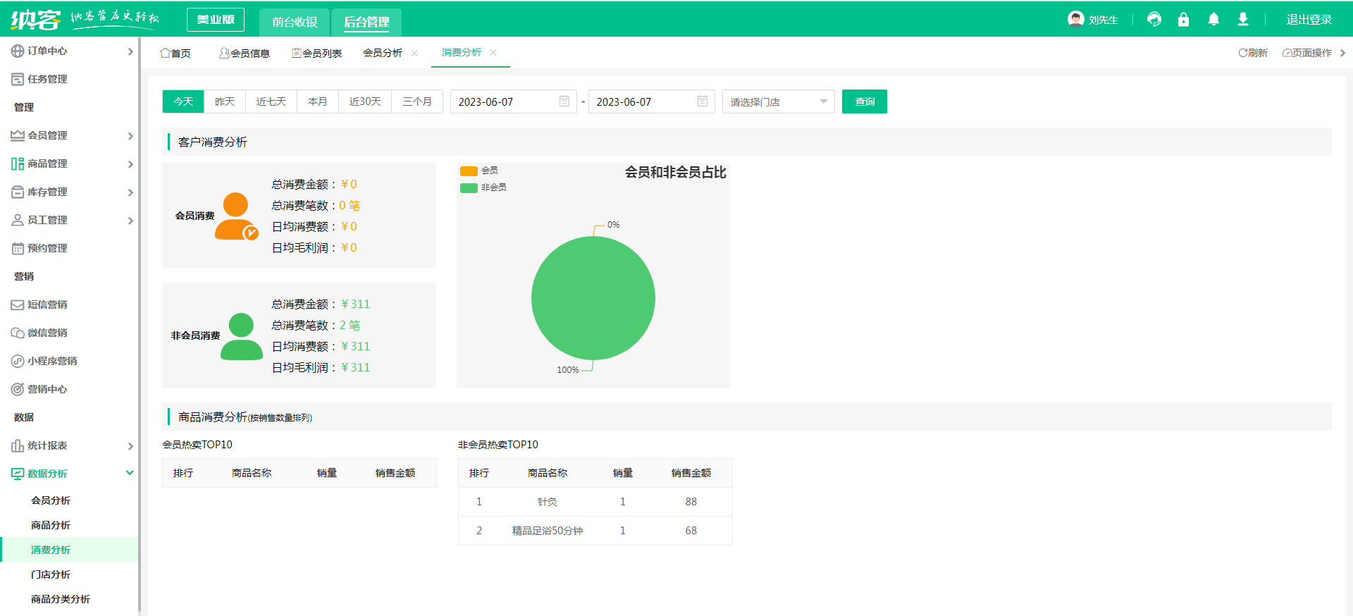 美业会员管理系统