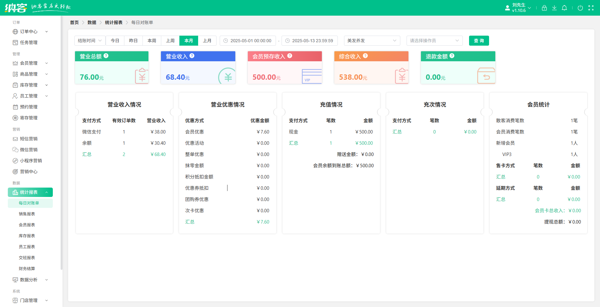 理发店连锁系统