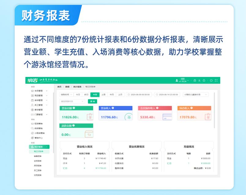 摩登7游泳馆管理系统案例 | 浙江理工大学游泳馆7