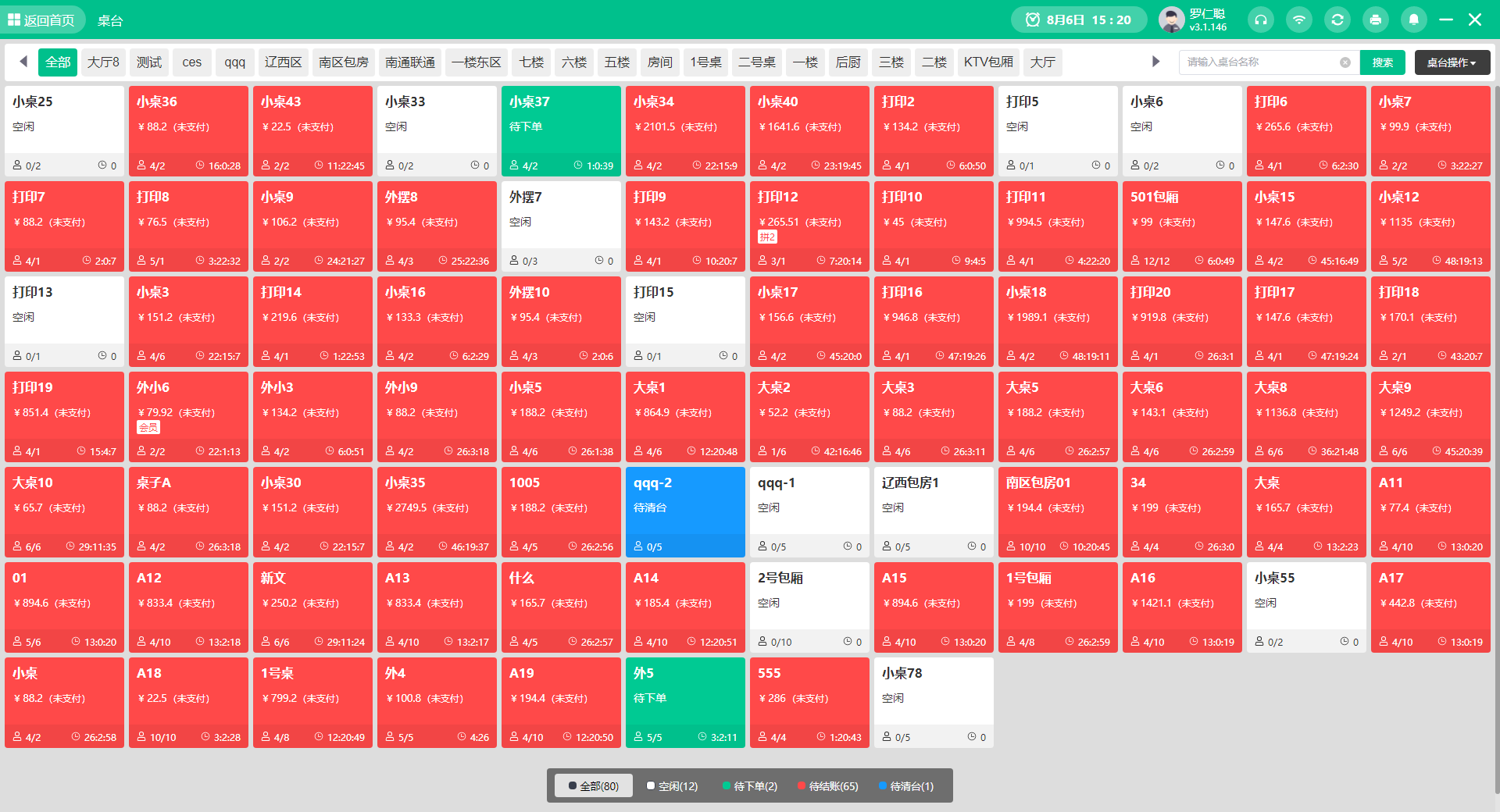 西餐厅收银系统
